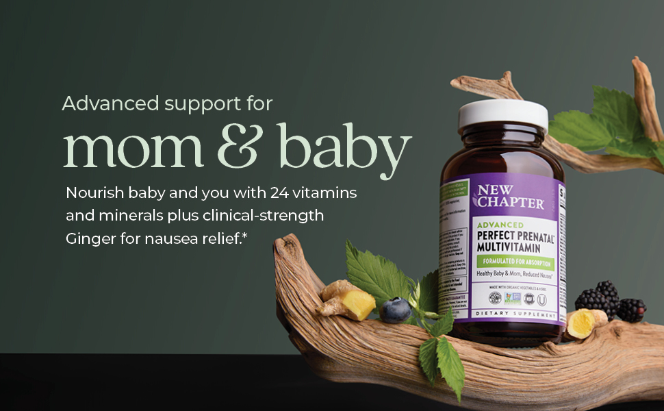 New Chapter Advanced Perfect Prenatal Vitamins, 96 Count