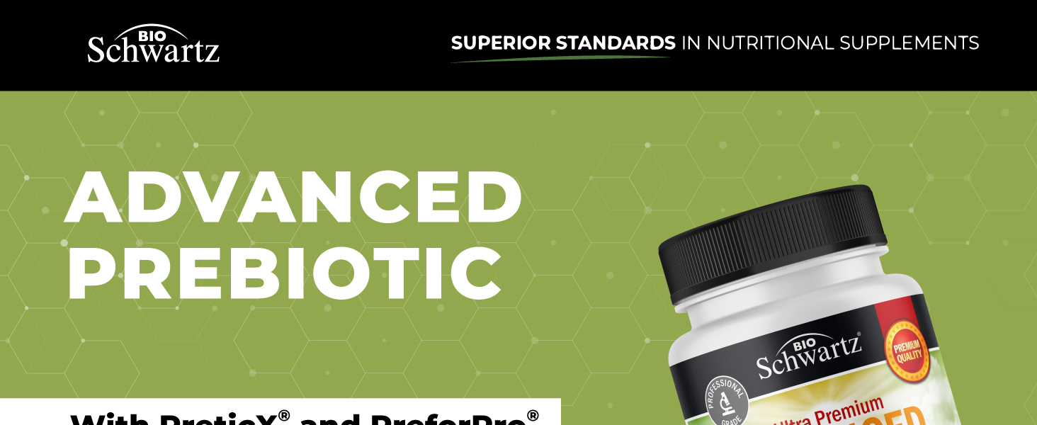 Advanced Prebiotic Fiber | Fast Acting Gut Health Supplement | 60 Capsules