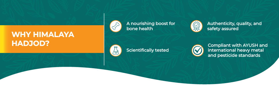 Himalaya Wellness Pure Herbs Hadjod Bone & Joint Wellness - 60 Tablet