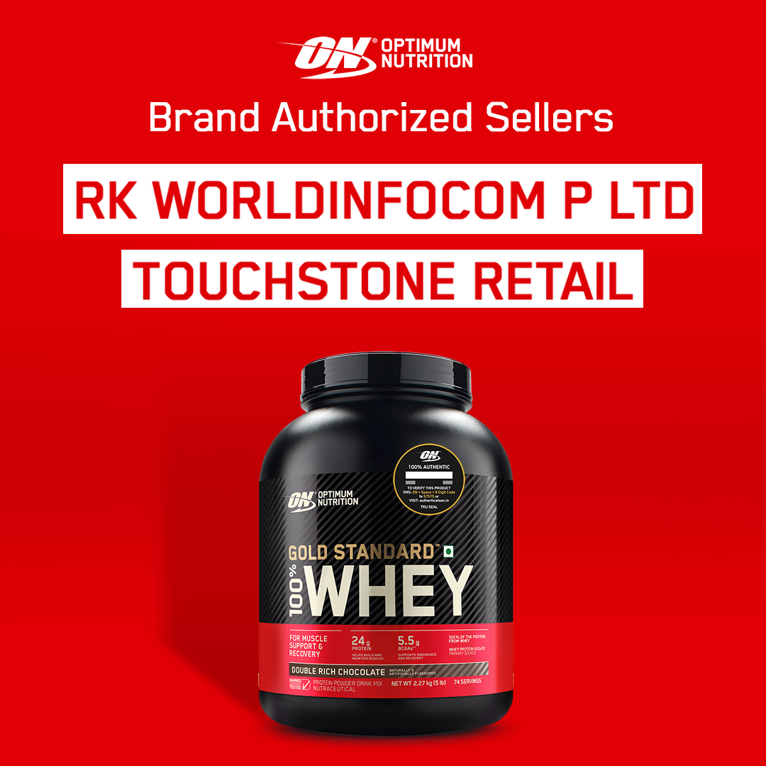 Optimum Nutrition (ON) Gold Standard 100% Whey Protein Powder - 5 lbs, 2.27 kg (Double Rich Chocolate), Primary Source Isolate,For Men and Women