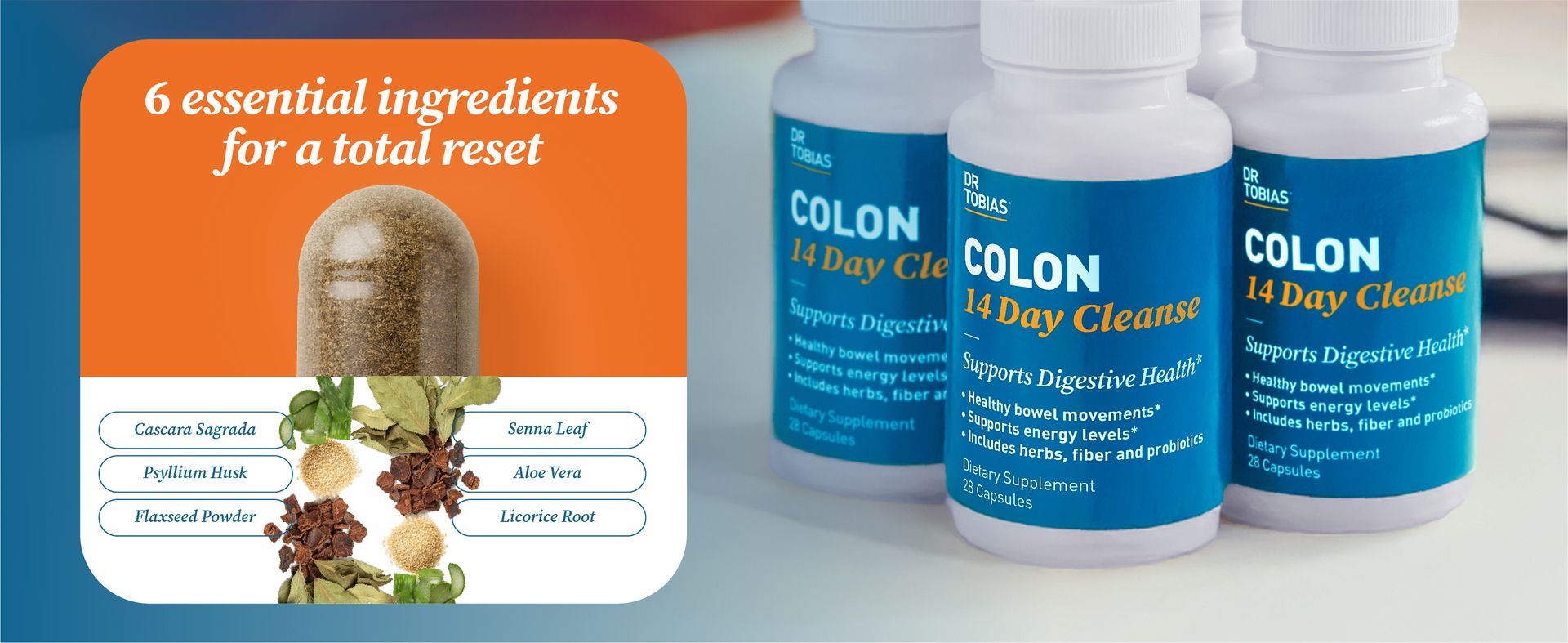 Dr. Tobias Colon 14 Day Cleanse | Supports Digestion & Gut Health