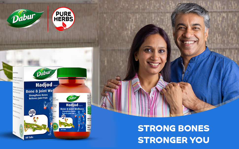 Dabur Hadjod Tablets - 60 tablets | Supports Joint Health