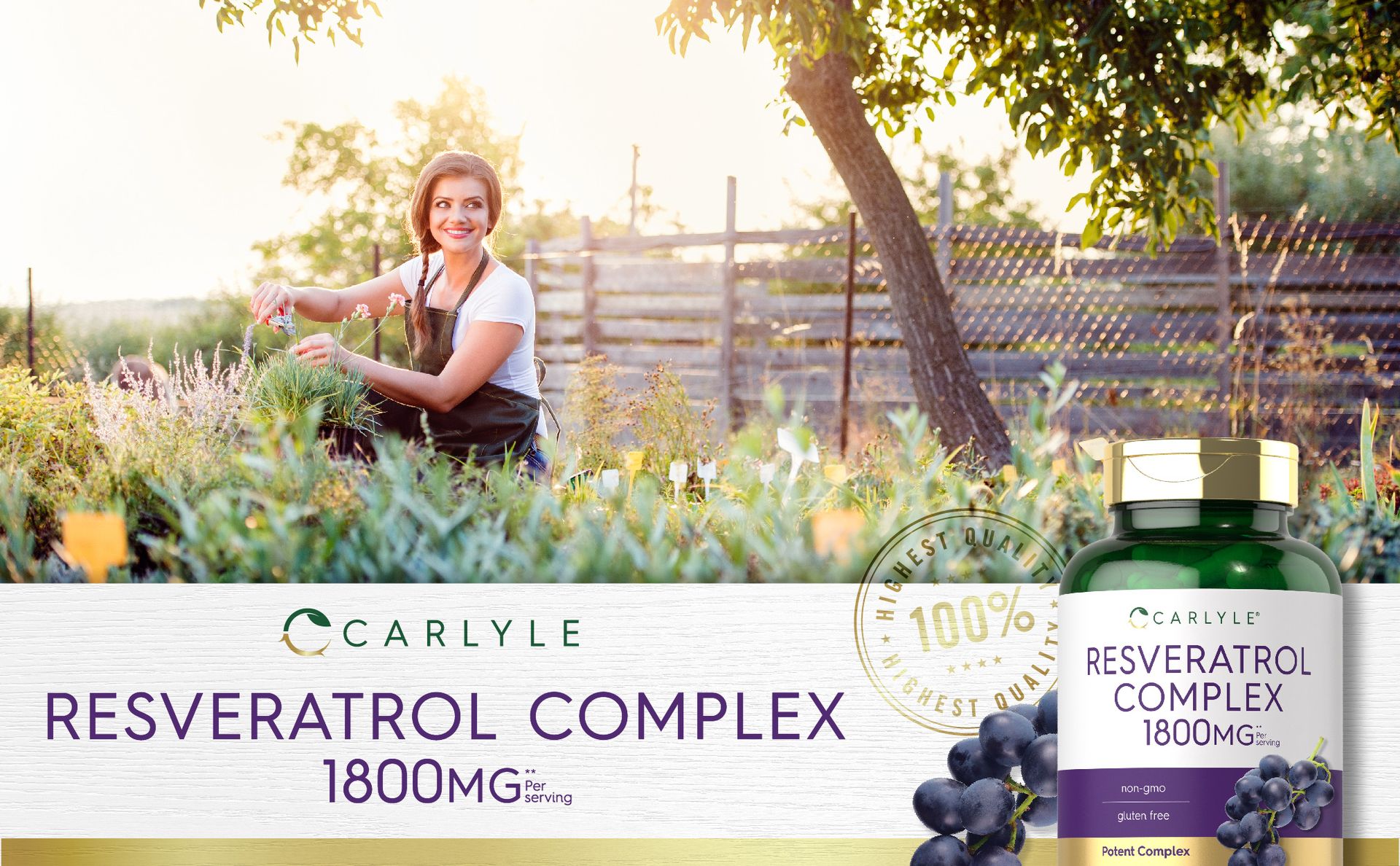 Carlyle Resveratrol Complex | 180 Capsules