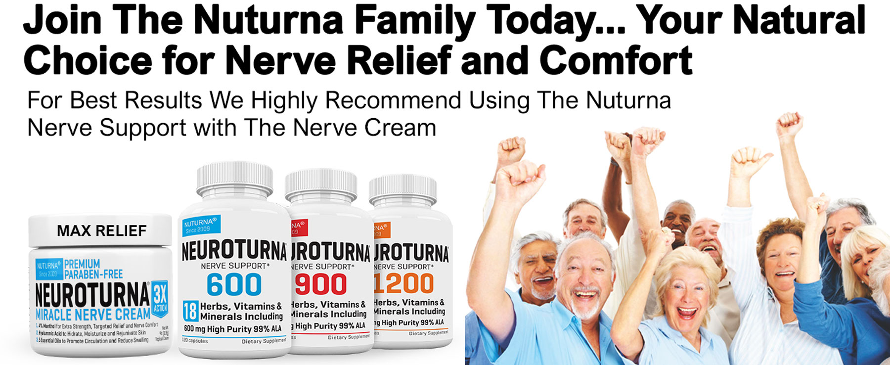 Neuropathy Support Supplement with 1200 mg HP-99 Alpha Lipoic Acid - Max Strength ALA Nerve Formula for Feet Hands Fingers Legs - Ultra Potent 18 in 1 Natural Nerve Vitamins - 180 Capsules
