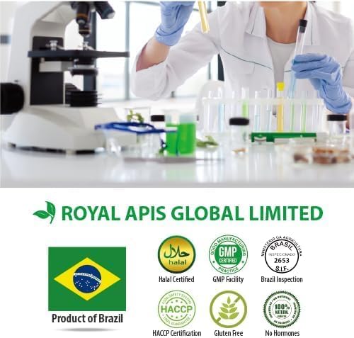 Maintain Healthy Glucose Level & Cardiovascular Health - 6 Bottles Value Pack Brazilian Green Bee Propolis Liquid Glycolic Extra- Non Alcoholic, Wax Free, Sugar Free (PG) 6