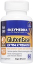 Enzymedica, GlutenEase Extra Strength, Maximum Potency Digestive Enzymes, Supports Gluten & Casein Intolerance, 60 cápsulas