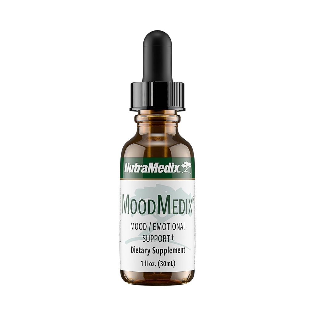 NutraMedix MoodMedix - Mood Support Supplement with Bioavailable Liquid Cat's Claw & Turmeric Root Drops - Mood, Stress Response &amp; Emotional Support Supplement - Liquid Herbal Extract Tincture (1oz)