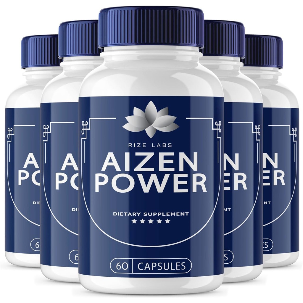 Aizen Power for Men, All Natural Male Supplement to Boost Energy and Performance (300 Capsules)