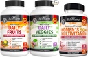 BioSchwartz Suplemento diario de frutas y verduras para mujeres y hombres (1 mes de suministro) más multivitamina diaria para mujeres 50 & más (1 mes de suministro)