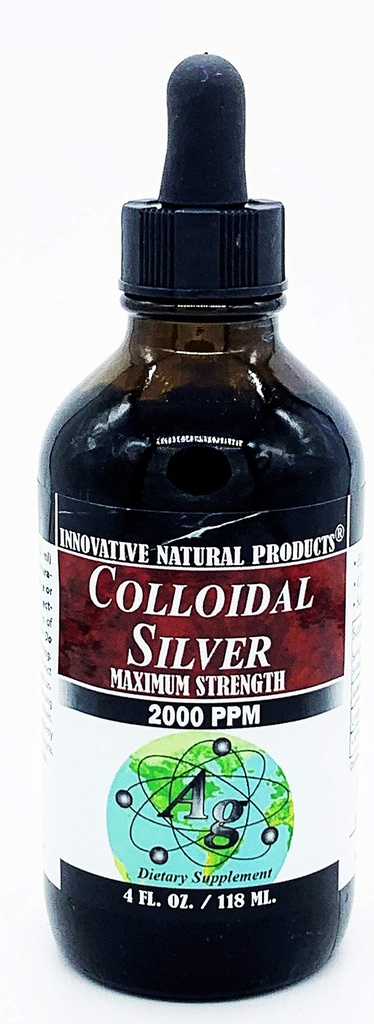 Colloidal Silver 2000 PPM, 4 oz, Liquid