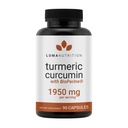 Curcumina de Turmérica Luma Nutrition con Pepper Negro - 95% Curcuminoides - 1950mg Por Serving - Suplemento Turmérico Premium - con BioPerine para Max Absorción - Hecho en EE.UU. - 90 cápsulas
