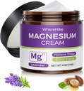 Crema natural de magnesio tópico para el sueño,Loción de magnesio nocturna para dolor y calambres de la pierna,Relajación muscular,Calma, Hidratación profunda para el cuidado de la piel.(Lavanda)