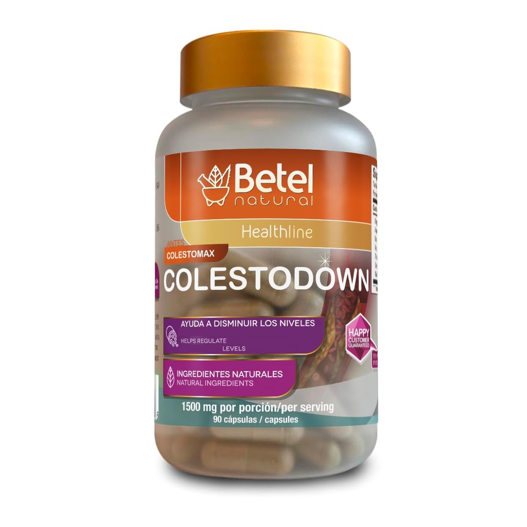 Betel Natural Colestomax Capsules saludables niveles de colesterol - 90 cápsulas