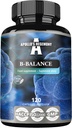 HEGEMONY B-Balance 120 cápsulas veganos - Complejo de vitamina B Contiene vitaminas B1, B2, B6, B12, Folate y Más - Suministro de 4 meses - Asistencia Salud general