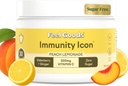 Siente bienes Icono de inmunidad, Azúcar cero, vitamina C, A, B, D, E " Zinc, Elderberry orgánico, Ashwagandha, Mezcla de bebidas Polvo, Vegan, No GMO, Caffeine " Gluten Free ← Peach Lemonade, 30 Servings