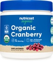 Nutricost Organic Cranberry Powder, 8 oz, 5G por Serving - Non-GMO, Gluten-Free