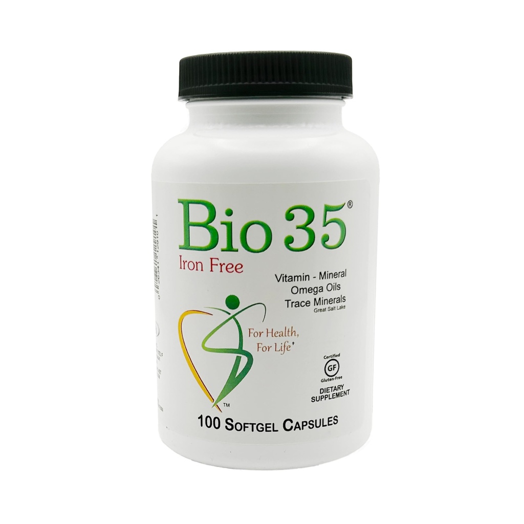 Bio-35 100ct Iron Gluten &amp; Soy- Gratis