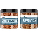 Elementos terrestres Cayenne Pepper & Slippery Elm Bundle (200 capsules cada uno) Puro " Undiluted, No Additives