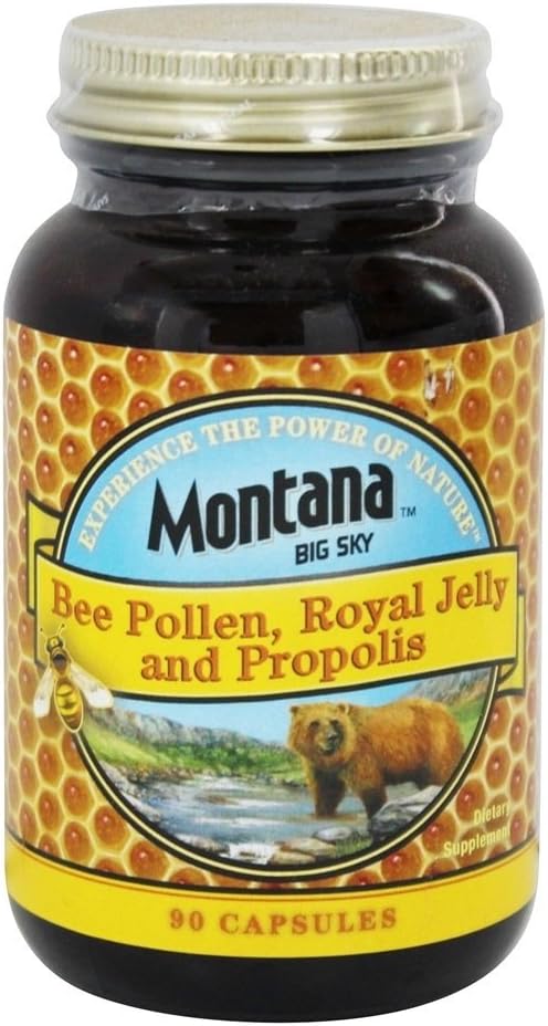Montana Naturals Bee Pollen W-Royal Jelly & Propolis 90 Caps