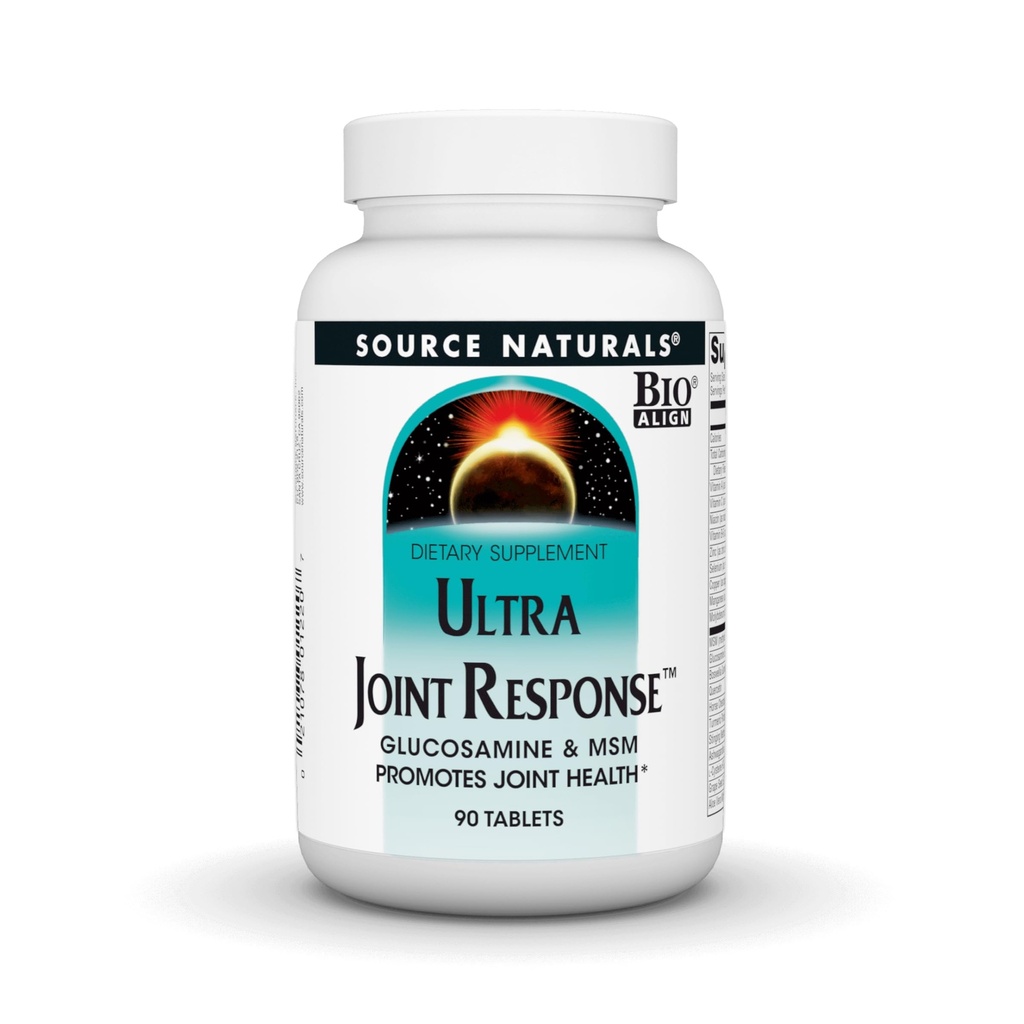 Fuente Naturals Ultra Joint Response, Bio-Align, Glucosamine y MSM, promueve la salud conjunta* - 90 Tablets