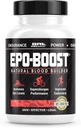 Natural Blood Builder Iron Suplemento. RBC Support Made in USA with Echinacea & Dandelion Root helping VO2 Max, Energy, Endurance (1-Pack)