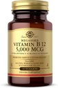 Solgar Vitamina B12 5000 mcg - 30 Nuggets - Promueve la Salud del Sistema Nervioso - No GMO, Vegan, Gluten &amp; Dairy Gratis - 30 Servimientos