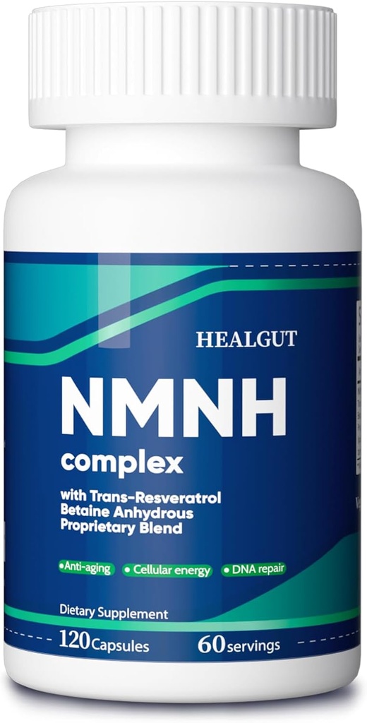 NMN Supplement Alternative for Aging Women: NMNH Liposomal (Dihidronicotinamide Mononucleotide) with Trans-Resveratrol " Betaine Anhydrous to Support NAD+ and Anti-Aging -120 Capsules