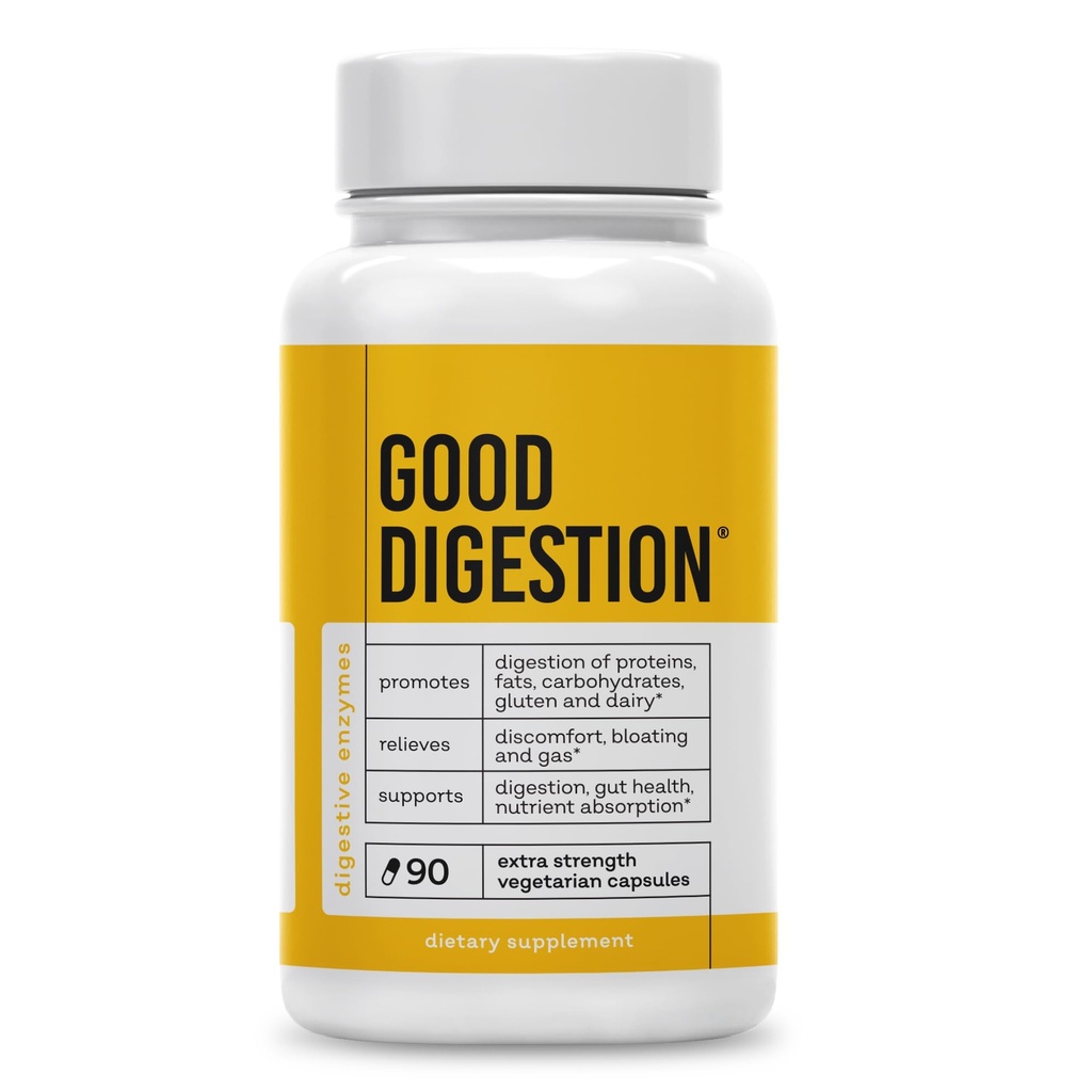 Extra Strength Digestive Enzymes ← All-in-One Fórmula peticion Fast Bloating &amp; Gas Relief Silencio Digestion Relief for Carbs, Fat, Protein, Gluten, Dairy