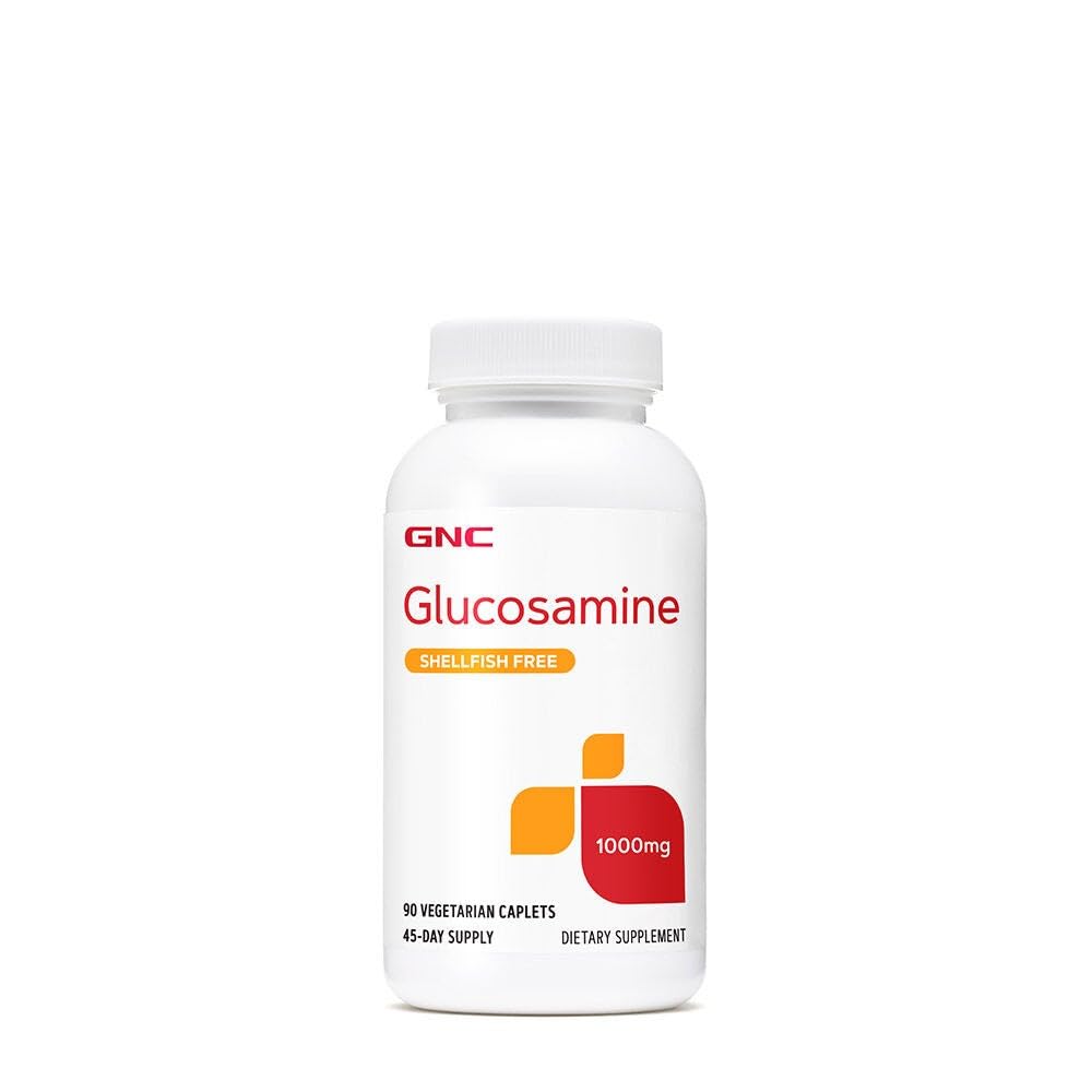 GNC Glucosamine 1000mg Suplemento, apoya la función conjunta saludable, promueve la flexibilidad conjunta, 45 servicios