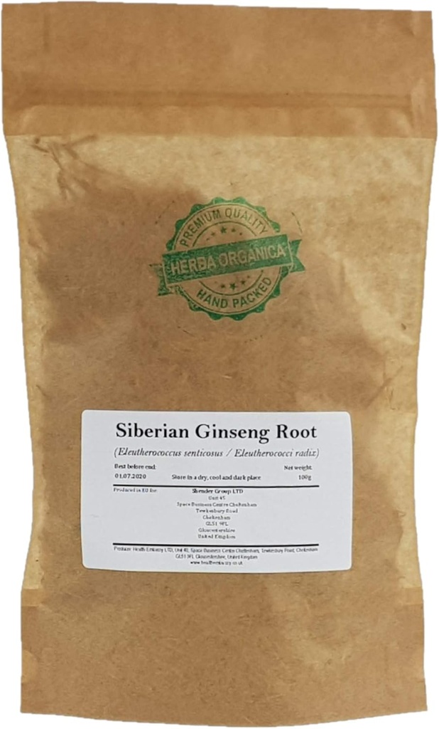 Herba Organica Siberian Ginseng Root - Eleutheroccus Senticosus L - Herbal Tea (100g)