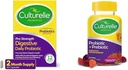 Culturelle Pro Strength Daily Probiotic Capsules, 60 Conteo diario de Gummies Probióticas para Hombres Mujer, Berry Flavor, 52 Conde