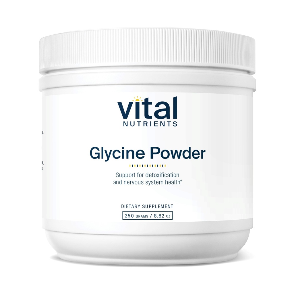 Vital Nutrients Glycine Powder 250g ← Amino Acid to Promote Restful Sleep, Stress Relief, Memory, and Cognitive Support* Silencio Vegan Glycine Supplement TEN Gluten, Dairy, Soy Free ← Non-GMO Silencio 625 Servings