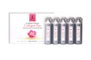Collagen Premium del Dr. Ohhira. Un suplemento de colágeno fácilmente mezclable líquido con 7,750 mg de péptidos de colágeno marino, más extracto de flor de cereza, y un concentrado Probiótico de base vegetal, 5 paquete