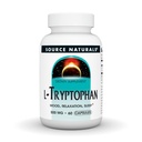 Fuente Naturales L-Tryptofan, para Mood, Relax y Dormir*, 500mg - 60 cápsulas