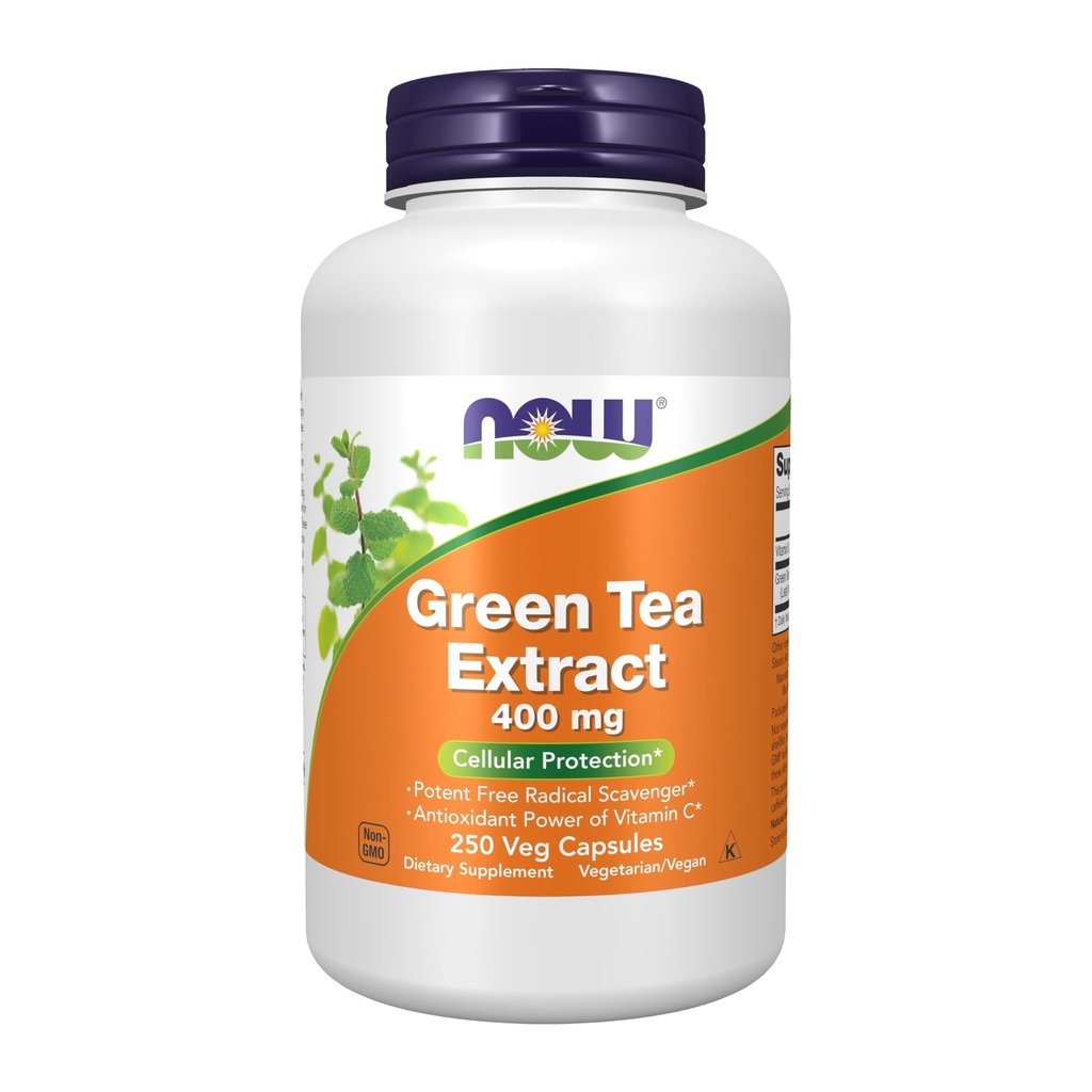 Now Foods, Green Tea Extract, 400 mg, 250 Veg Capsules