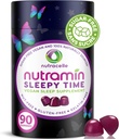 Nutramin Sleepy Time Gummy: El Vegan, sin azúcar, Melatonina natural 5mg para el sueño más profundo - No Next-Day Grogginess, Non-Habit Forming Delicious & Drug-Free Alergy-Safe Herbal Sleep Gummies
