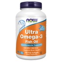 AHORA Suplementos Alimentarios, Ultra Omega-3, 500 EPA y 250 DHA, Soporte Cardiovascular*, 180-Fish Gelatin Softgels
