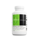 DAVINCI Laboratorios Poten-C - Función del sistema de apoyo inmunitario " Salud del colágeno* - Vitamina C, Calcio, Magnesio, Zinc, Potasio, Manganés " Bioflavonoides - Vegetariano - Sin gluten - 90 Tabletas