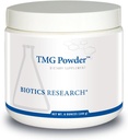 Biotics Research TMG Powder – Trimetilglycine. Betaine. Powdered Fórmula. Metil Donor. Protección Vascular. Detoxificación. Supports Healthy Homocysteine Levels Contiene: 8 Oz (240g)