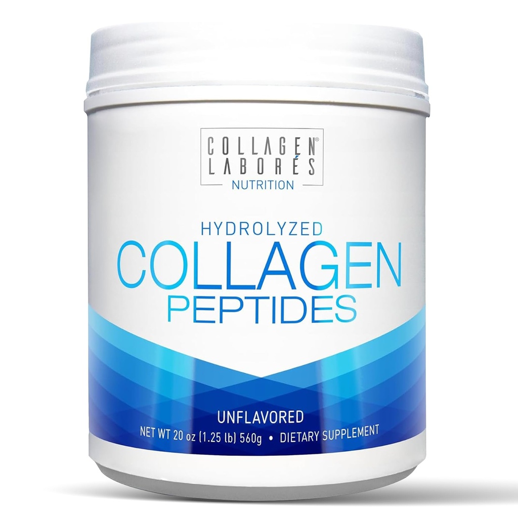 Péptidos de colágeno hidrolizado puro (20 oz) – Pólvora de colágeno desarmado - Pasture-Raised, Grass-Fed, Keto & Paleo-Friendly, Non-GMO, Gluten-Free – GMP Certified – Easy to Mix (1)