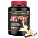 ALLMAX Nutrition - ISOFLEX Whey Protein Powder, Whey Protein Isolate, 27g Protein, Vanilla, 5 libras