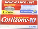 Cortizone-10 Crema Anti-Itch con Aloe de sanación máxima fuerza, 2 oz