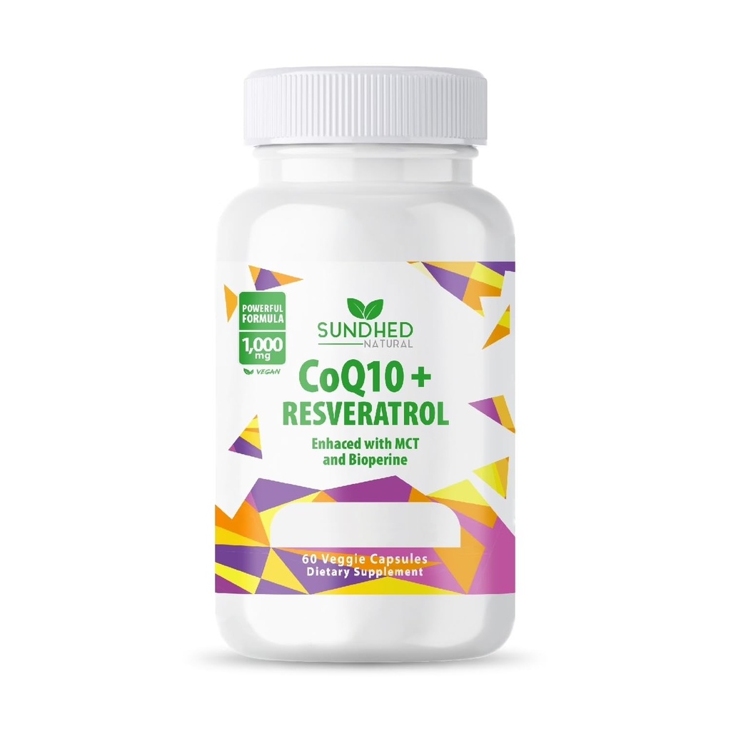 CoQ10 Potencial antioxidante (Capsules Coq10+Resveratrol)