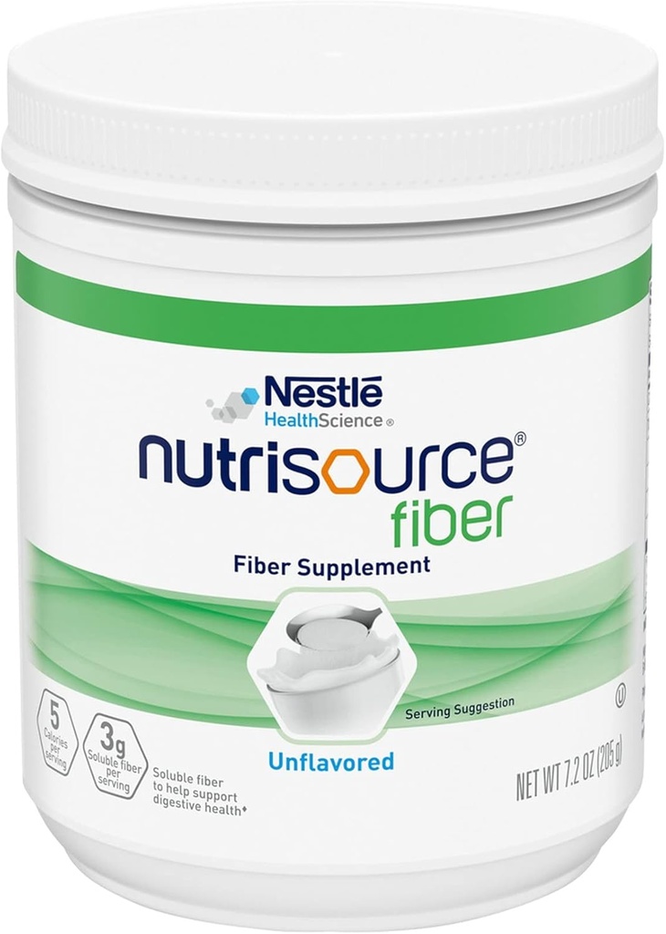 Néstor Nutrisource Fiber Suplemento Desarrollado 7.2 oz. Canister 4 Ct