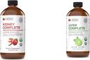 Productos naturales completos Riñón 12oz &amp; Hígado completo 16oz Bundle