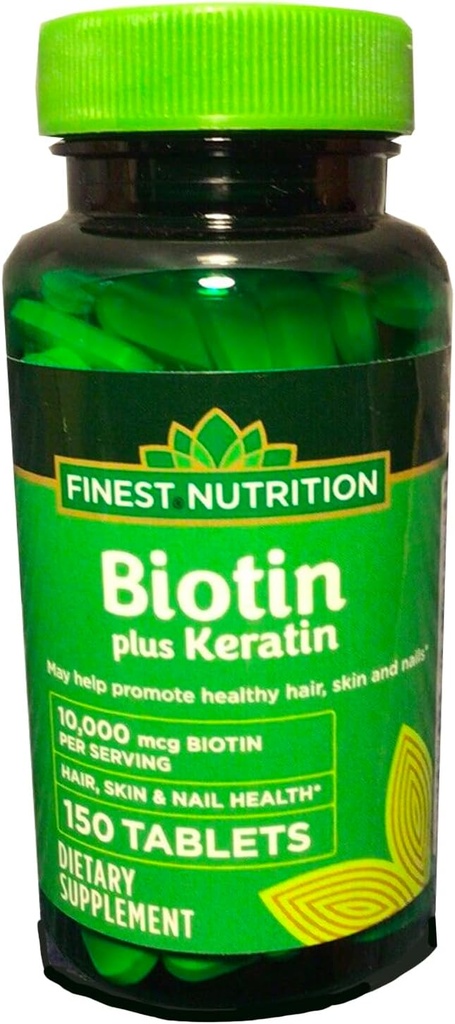 ZZP Finest Nutrition Biotin + Keratin 150 Tabletas