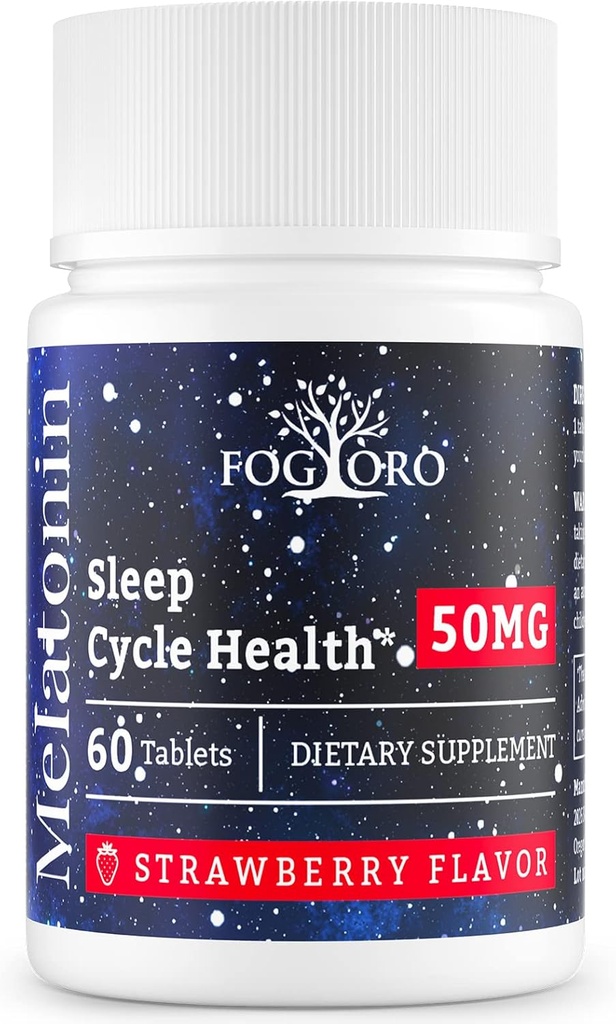 Fogoro Powerful Melatonin -Fall Asleep Faster, quédate más largo, fácil de llevar