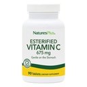 NaturesPlus Esterified Vitamin C - 675 mg, 90 Tablets - Gentle on The Stomach - Vegetarian, Gluten Gratis - 90 Servings