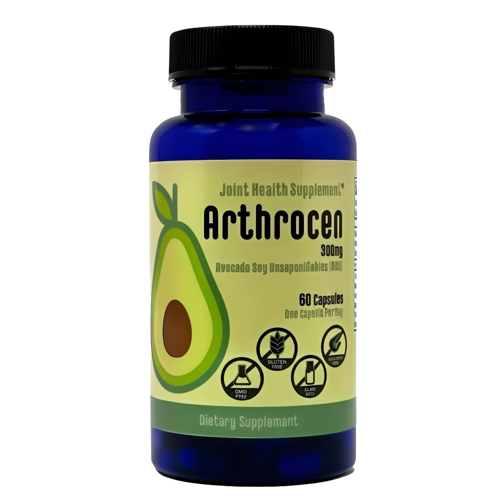 Suplemento Conjunto de Salud, 300Mg Avocado Soy Unsaponifiable, No GMO, Dairy Free, Gluten Free &amp; Shellfish Free, 60 Day Supply, One Capsule Por Day (2 Meses)...