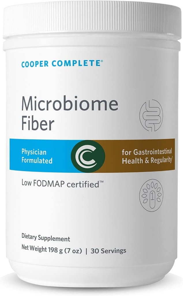 Cooper suplemento completo de microbioma de fibra de polvo. Paquete de 1. 30 Serviciones por bote